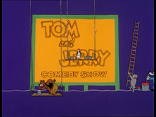 The tom and jerry comedy show title card