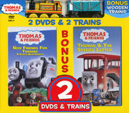 DVD 2-pack with New Friends for Thomas and Other Adventures and Wooden Railway Stepney and Rickety