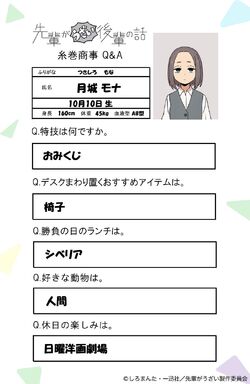 Mona Tsukishiro, My Senpai Is Annoying Wiki
