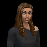 Kayla Flemming's headshot in The Sims 4
