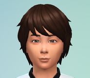 Charlie as a child