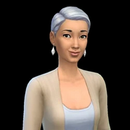 Brytani Cho's headshot in The Sims 4