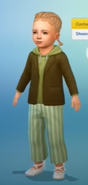 Charlotte in episode 22, seconds after becoming a toddler