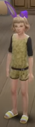 Charlotte in episode 24, seconds after becoming a child