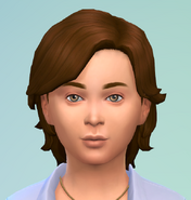Miles as a child