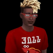 Cameron Fletcher's headshot in The Sims 4