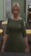 Chloe in part 7 of the 100 Baby Speedrun, right after aging up into a teen.
