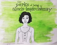 Fan art of Alexis by poilchens on Instagram