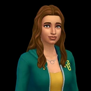 Becca Clarke's headshot in The Sims 4
