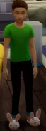 Eric as a child