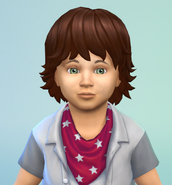 Alexis as a toddler
