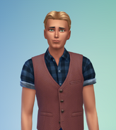 Flynn as a young adult