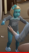 Clementine in episode 28, seconds after becoming a toddler