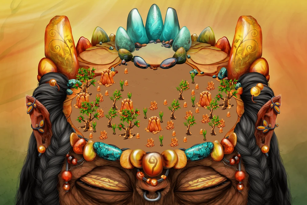 I redesigned my amber island epic wubbox a little. : r/MySingingMonsters