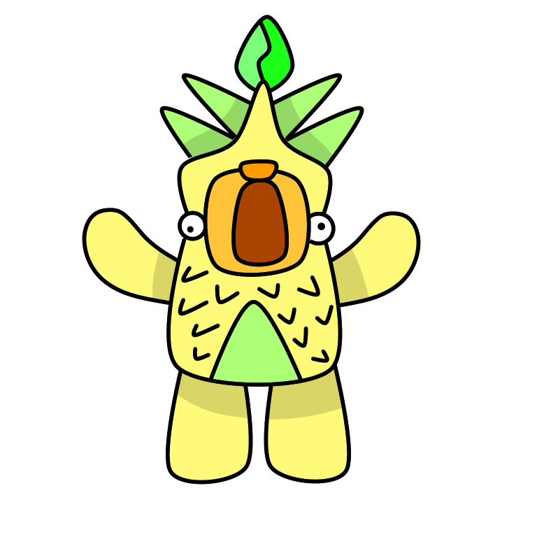 Piña Colada (#HuionMiBebidaEstacionalFavorita) Hoshi Monster Art