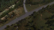 Above view of the Rykipohja highway junction. The long slip lanes are not that useful since it is a minor-ish junction.