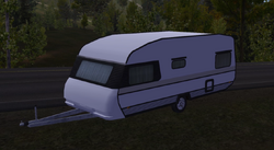 Detached caravan