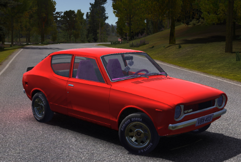 Faça um papel de parede do carro satsuma do jogo my summer car