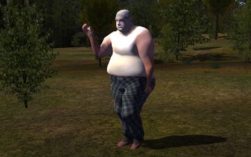 Unto waving to player
