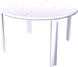 Table (plastic)
