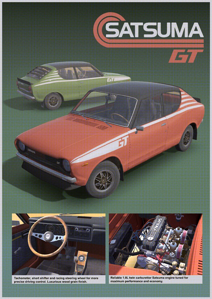 Datsun 100a my Summer car