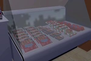 Food on display at .