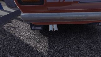 Dual tip exhaust