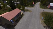 A junction between Peräjärventie and the Peräjärvi ring street.