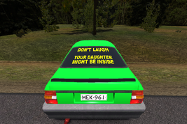 Techno Victra rear window