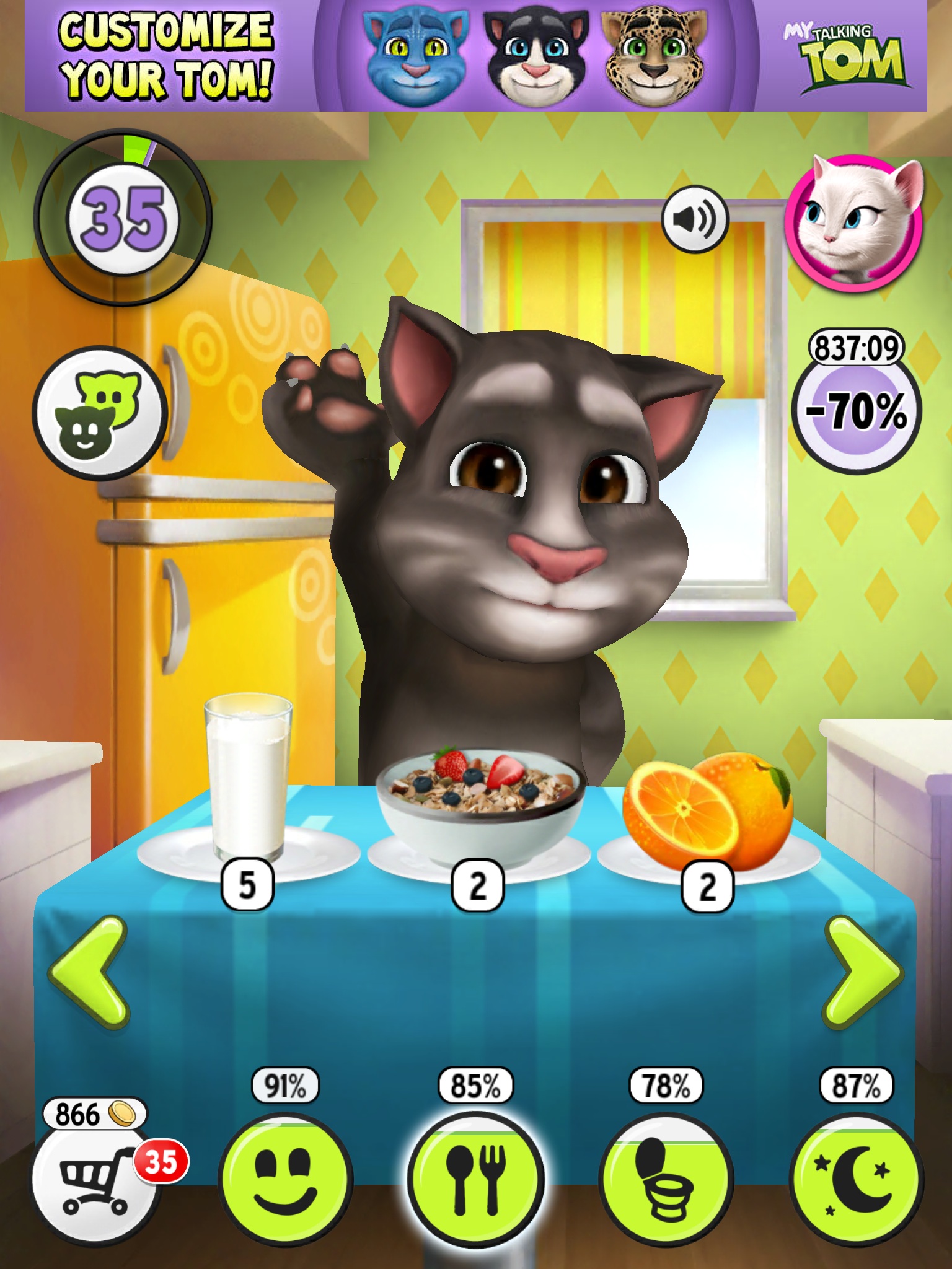 Kitchen My Talking Tom Wiki Fandom