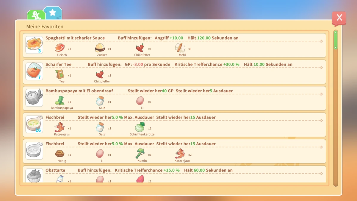 Rezepte My Time At Portia Wiki Fandom