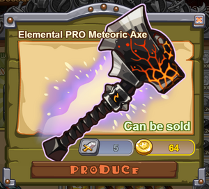 Elemental PRO Meteoric Axe