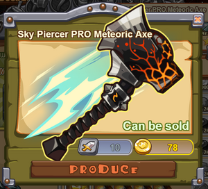 Sky Piercer PRO Meteoric Axe