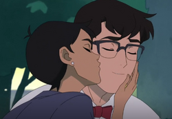 Kiss on the cheek