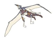 In this Concept Art. This Thanagarian resembles more of a humanoid pteranodon.