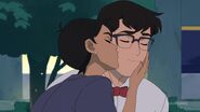 Lois kisses Clark