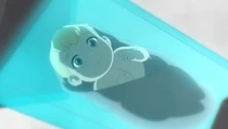 An infant Kara just before escaping Krypton's destruction.