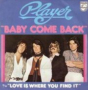 Player Baby Come Back cover