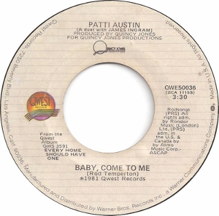 Patti Austin:Baby Come To Me | The Real American Top 40 Wiki | Fandom