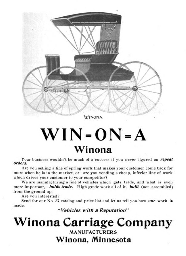 Winona Carriage Company Wiki Fandom