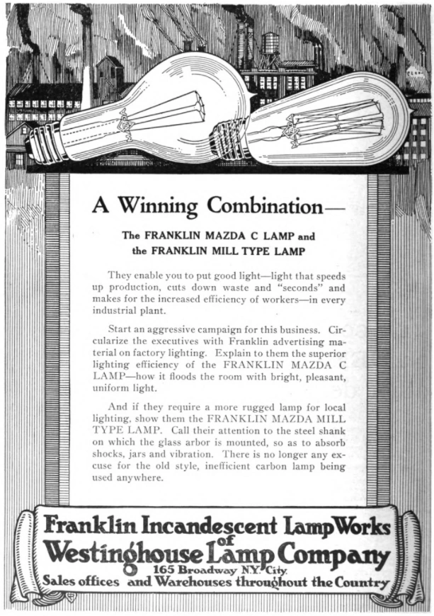 Franklin Incandescent Lamp Works Wiki Fandom
