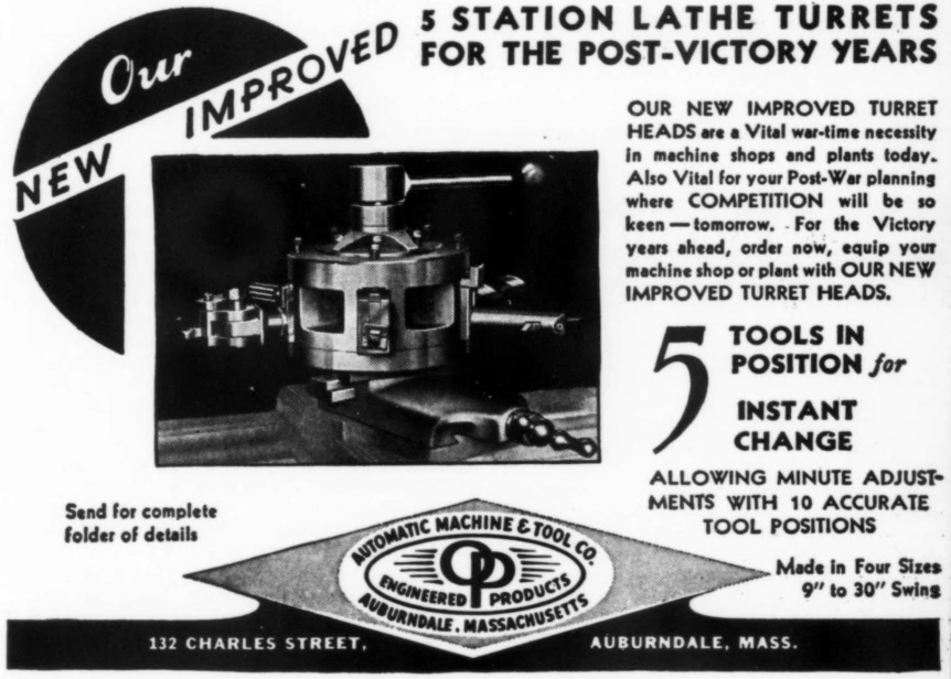 Automatic Machine & Tool Company (MA) Wiki Fandom