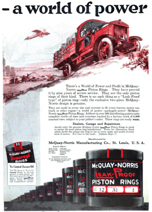 Details about   VINTAGE McQUAY-NORRIS RICH VALVES BROCHURE CARD ADVERTISING GAS SERVICE STATION 