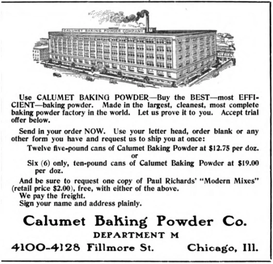 Calumet Baking Powder Company Wiki Fandom