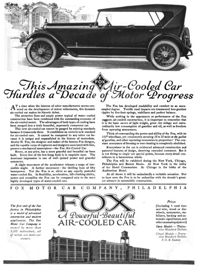 Fox Motor Car Company Wiki Fandom