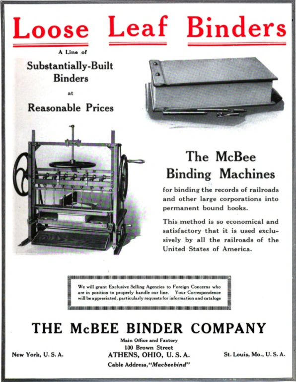 McBee Binder Company Wiki Fandom