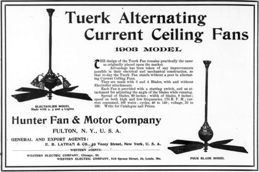 Hunter Fan & Motor Company Wiki Fandom