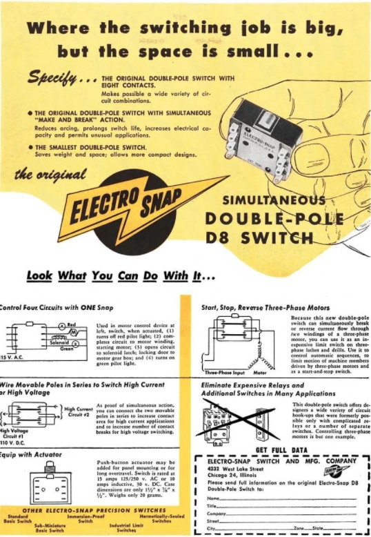ElectroSnap Switch & Manufacturing Company Wiki Fandom