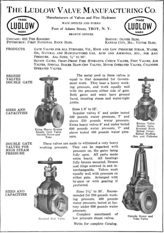Ludlow Valve Manufacturing Company Wiki Fandom