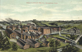 PostcardGeorgetownCTGilbertAndBennettMfg1909